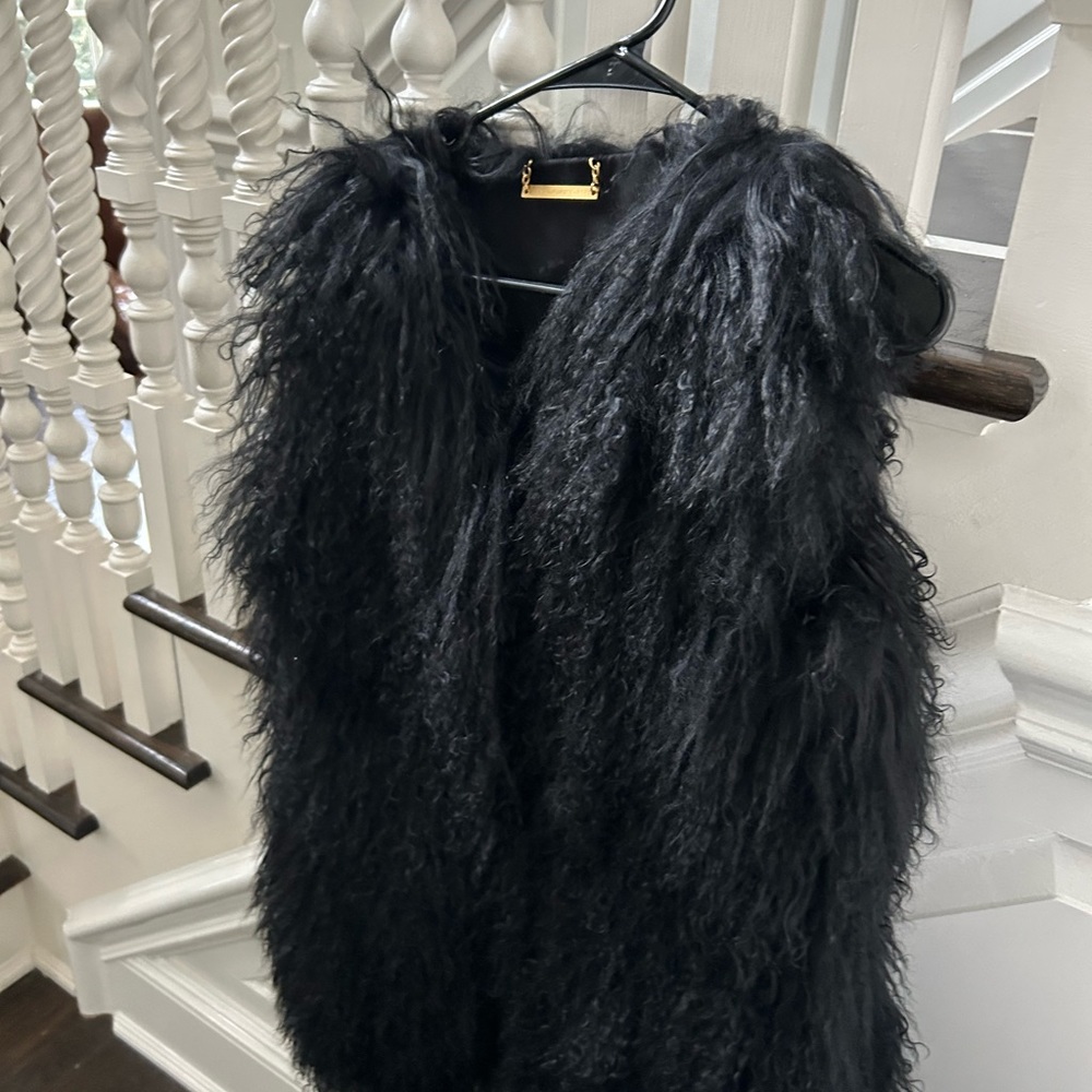 DVF Lamb Fur Vest